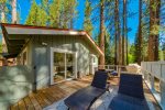 Lounging beneath the pines