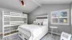 Upstairs master bedroom bunk beds for owner use only