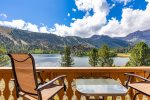 Incredible views of Gull Lake and June Mountain right from your sofa or deck.