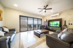 Living room with ocean view 