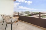 Your private balcony off the living room with city view