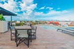 The Veranto community rooftop pool area