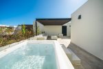 Private terrace with tub