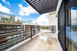 Guests bedroom with balcony