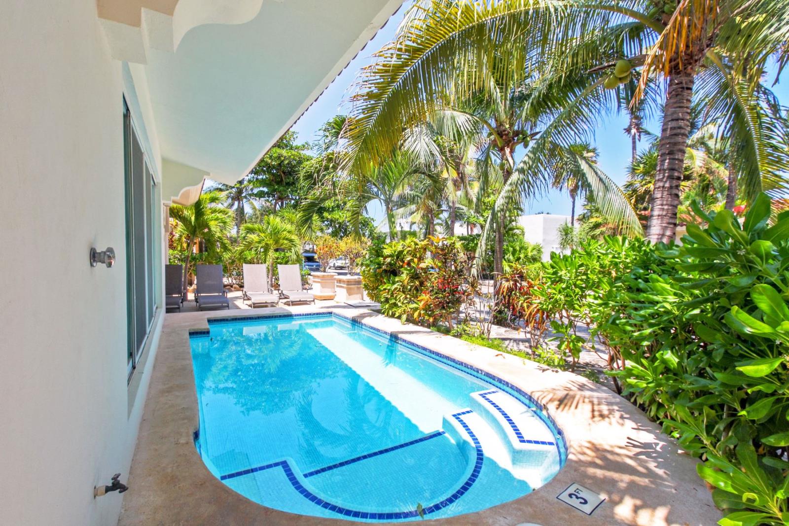 Villa Vista del Mar Playa del Carmen Home Vacation Rental Playacar Phase 1