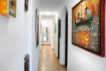 Original art in hall