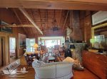  View from dining table to living room