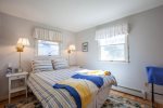 This 1st floor bedroom is very comfortable