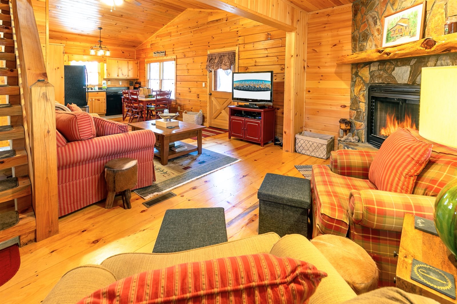 Wine Down Cabin Blue Ridge GA Mountain Cabin Rentals