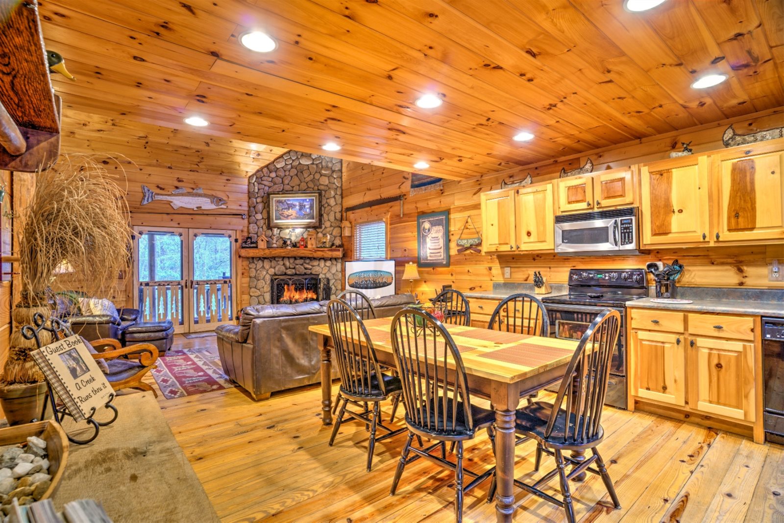 A Creek Runs Thru It Cabin Rental in Blue Ridge GMCR