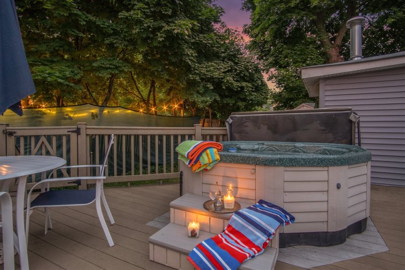 Mill Pond Realty Vacation Rental Saugatuck Lodge Pool House