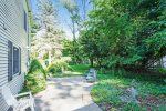 Backyard patio area 