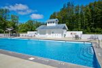 Association swimming pool is open during the summer months 