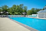 Association swimming pool is open during the summer months 