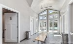 Club house at the year-round pool has bathrooms and lockers