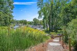 Footpath to the association pool at the marina 