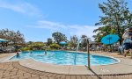 Marina association swimming pool open in the summer months only 