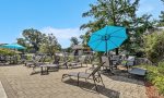 Marina association swimming pool open in the summer months only 