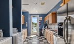 Marina club house has a hang out area and a full kitchen 