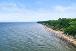 Beautiful Lake Michigan beach 