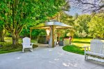 Patio and hot tub area 