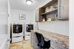 Laundry room on the upper level 