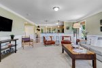 Open living dining kitchen area is great for spending time together 