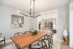 Formal dining space is perfect for holiday and family meals 