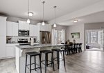 Kitchen and dining area 