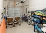 The garage has tons of amenities for your use 