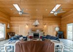 Inside the marina clubhouse