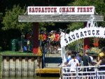 The Saugatuck Chain Ferry is only a few blocks away