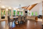 Formal dining and living space 