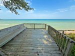 You will love this deck overlooking the sand and water 