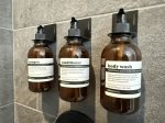 Shampoo, conditioner, and body wash are provided 