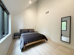 Upper level queen bedroom with a northern outlook 