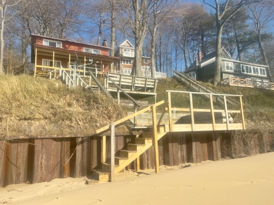 Mill Pond Realty Vacation Als Douglas Beach Cottage Douglas Beach Cottage From The Lake