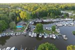 Guests enjoy access to Woodland Marina at south end of property