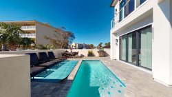 Vibrant Fun and Fresh Spring Upgrades! Beautiful Gulf Views Private Pool, and Steps to the Private Beach!
