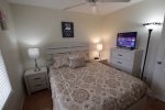 Guest bedroom with flat screen HDTV
