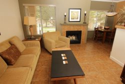 March 2024 Availability. Lower Level, Two Bedroom, Two Bathroom, Dog Friendly Condo at Pinnacle Canyon In The North East Foothills 