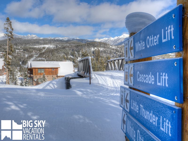 Powder Ridge Manitou Big Sky Resort Lodging Ski In Ski Out