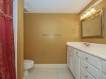 Master Bathroom also Offers a Shower/Tub Combo at 1839 Beachside Tennis