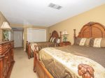 1839 Beachside Tennis Guest bedroom has a flat panel TV and large closet