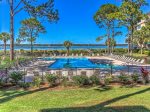 Oceanfront pool at the Beachside Tennis Complex in the South Beach Area of Sea Pines