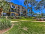 The beautiful grounds at the Beachside Tennis complex on Hilton Head Island
