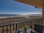 Private 4th Floor Balcony Allows to Have Endless Views of Ocean and Beach at 2403 Island Club