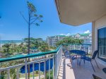 Balcony Overlooking Beach and Pool at 4404 Windsor Court North