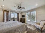 Master Bedroom with Ocean Views and Access to Balcony at 20 Bradley Circle