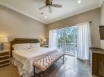 Main Floor Guest Bedroom with King Bed at 22 Bradley Circle